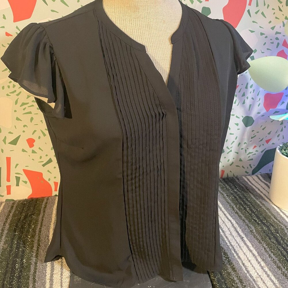 Simply Stitched Charcoal Blouse - L
